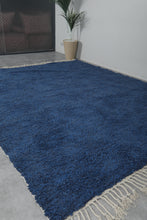 Blue Moroccan Rug - Handwoven Custom Wool Rug