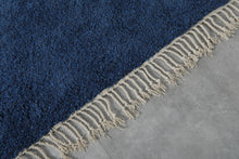 Blue Moroccan Rug - Handwoven Custom Wool Rug