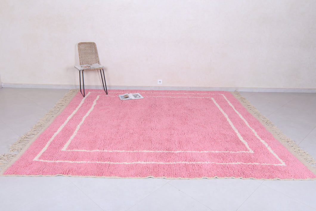 Beni ourain rug - Custom Moroccan area rug - Pink Morocco rug - custom  moroccan rugs