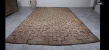 Tuareg Rug 10 x 15.1 ft - Large Handwoven Geometric Art