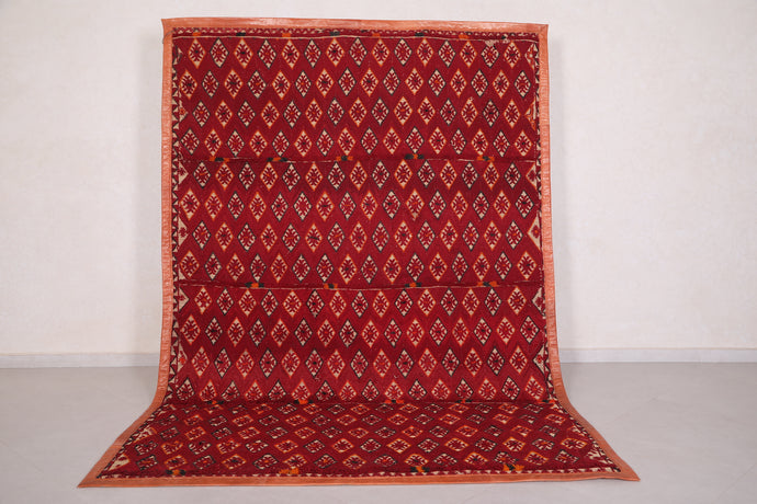 Moroccan Hassira Mat - 6.6ft x 9.2ft | Elegant Straw Rug