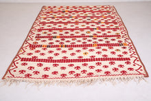 Moroccan Hassira Rug - 6.2 x 8.8 Feet | Handwoven Straw Carpet