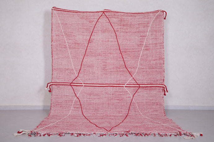 Moroccan Handwoven Carpet - Berber Pink Rug - Custom Rug