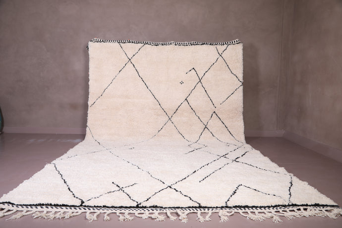 Moroccan Berber Beni Ourain Rug - Custom Handmade Carpet