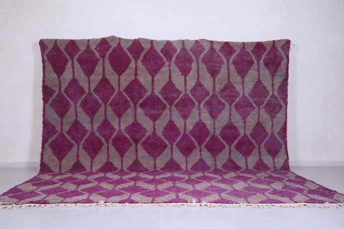 Purple Custom Moroccan Rug - Handmade Wool Carpet