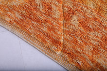 Custom Moroccan Berber rug orange - Handmade Berber carpet shag