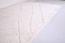 Handmade White Wool Rug - Moroccan Custom Carpet