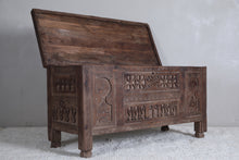 Vintage Moroccan chest H 25.5 inches x W 47.8 inches x D 19.2 inches