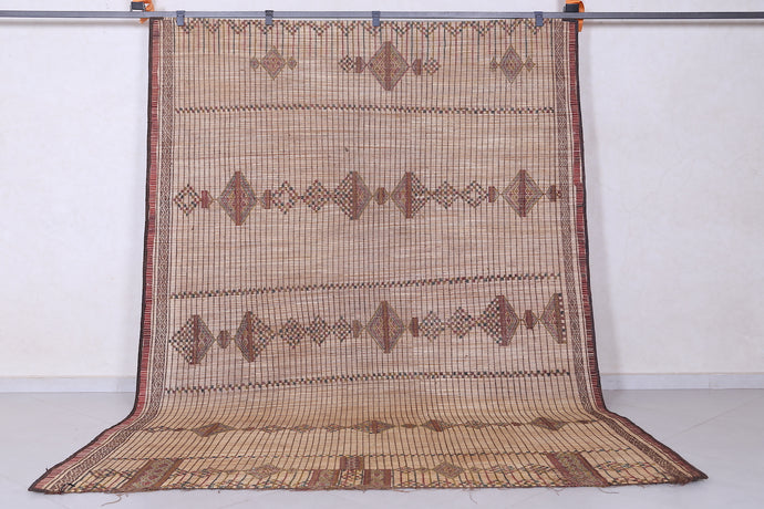 Tuareg Rug 6.7x9.5 ft Handwoven African Mat