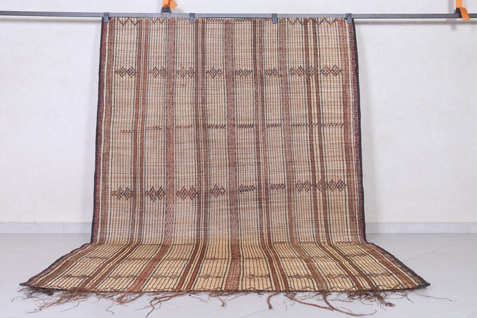 Handwoven Mauritanian Tuareg Rug - 5.9x8.9 Ft | Authentic Craftsmanship