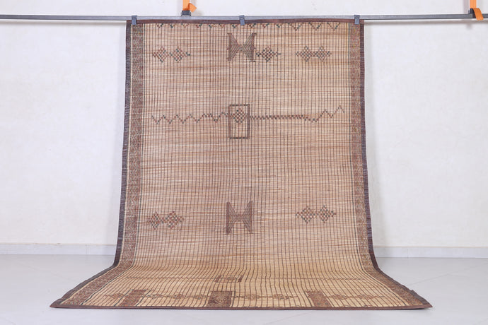 Authentic Tuareg Rug - 5.6 x 9.4 Feet | Handwoven Saharan Design