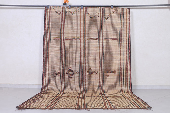 Tuareg Mat - 5.3x8.4 Ft | Handwoven African Rug