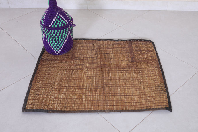 Small Tuareg Mat - 1.8x2.3 Ft | Handwoven Tribal Rug