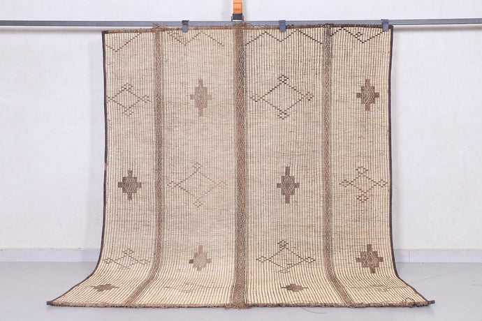 Tuareg Rug 5.3 x 7.2 ft - Authentic Handwoven Berber Mat | Tribal Elegance