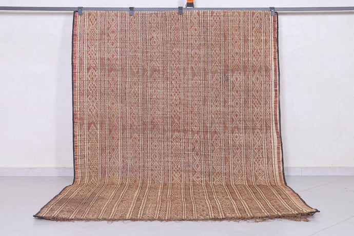 Tuareg Rug - 5.8x8.3 Ft | Authentic Handwoven Saharan Style