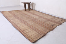 Tuareg Rug 6.3x9.7 ft | Rustic Handwoven Nomadic Mat