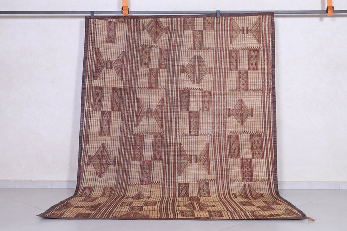 Tuareg Rug 6.2 X 8.7 Feet - Handwoven African Nomadic Art