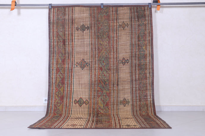 Tuareg Rug 4.9 x 8.2 ft - Handwoven Tribal Elegance | Unique Home Decor