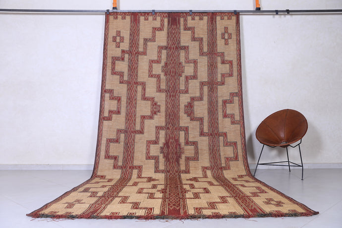 Tuareg Rug 6.3x13.1 ft | Geometric African Mat