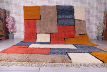 Colorful Moroccan Rug - Handmade Berber Wool Carpet