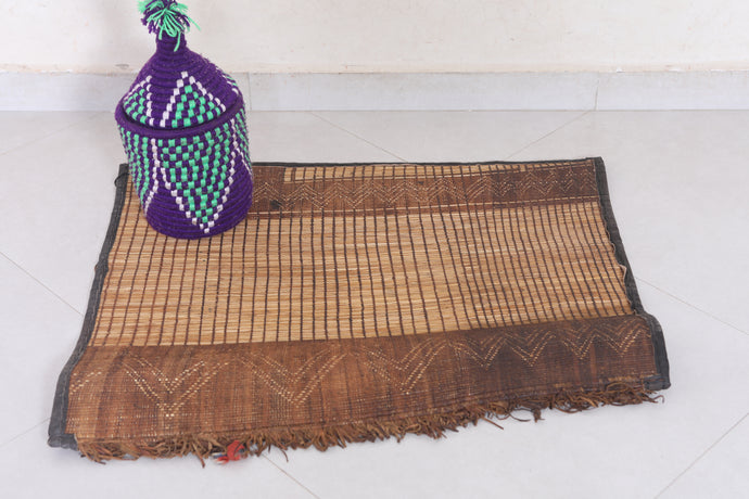 Small Tuareg Rug 2 x 2.4 ft - Handwoven Accent Mat