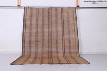 Authentic Tuareg Mat Rug - 6.2 x 8.4 Feet | Handwoven Nomadic Craft